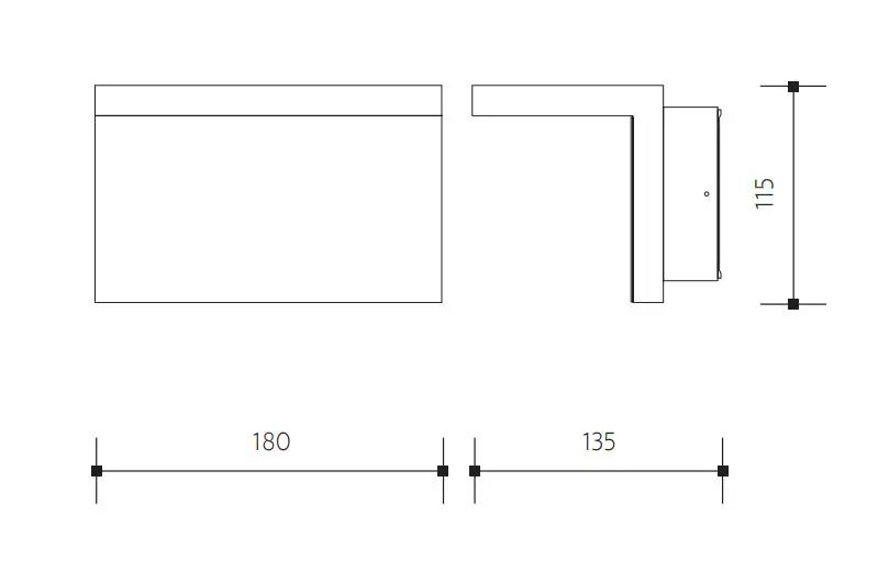 panlux PN42300005 NATURA N LED Wall Garden Lamp - Instalace