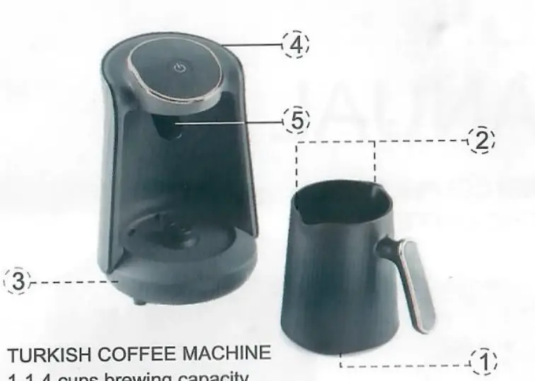 ROYAL NBL B08PCVDNCP Turkish Coffee Maker Electric Coffee Pot 1