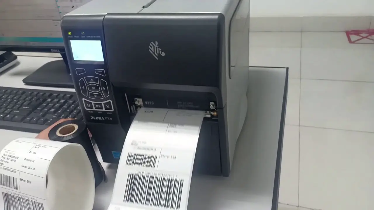 Uline H-8906, H-8907, H-8908, H-8909, H-8910, H-8911, H-8912 Zt411/zt421 Zebra Industrial Barcode Printer Installation Guide