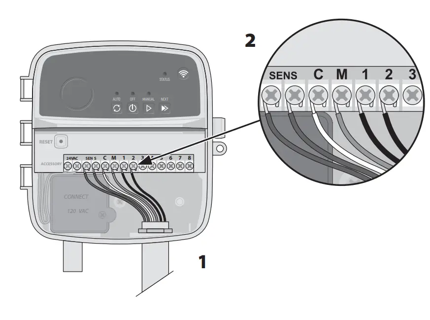 Rain Bird RC2 Residential Connected 8 Station Controller - Fig