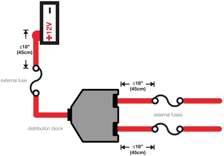 Multiple amplifier installations