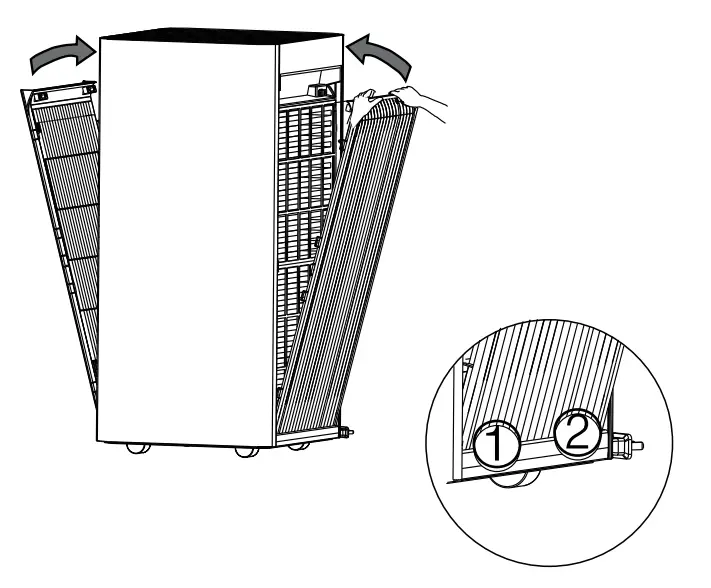 Fellowes AeraMax SV Air Purifier -DISPLAY PANEL 3