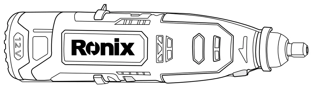 Ronix 8102K 12V Cordless Impact Drill Driver