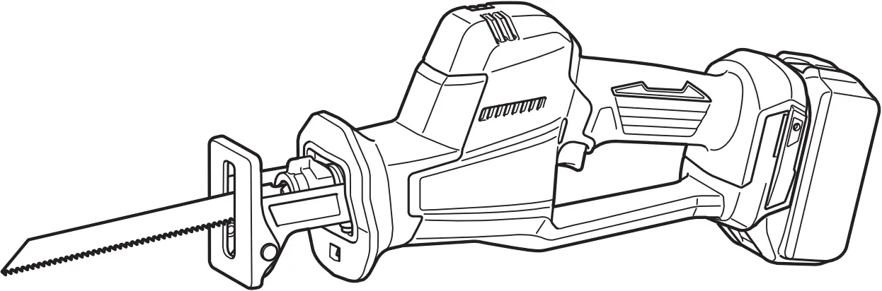 makita XRJ08 Cordless Recipro Saw
