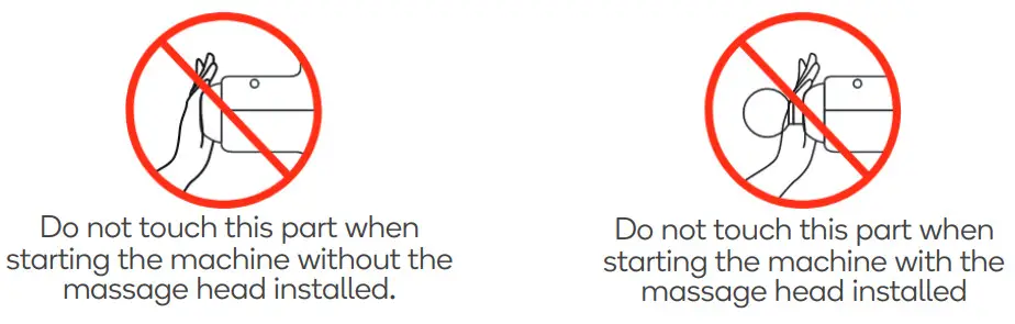 kogan KADPMSCMSGA Active Pro Deep Muscle Massage Gun -SAFETY & WARNINGS