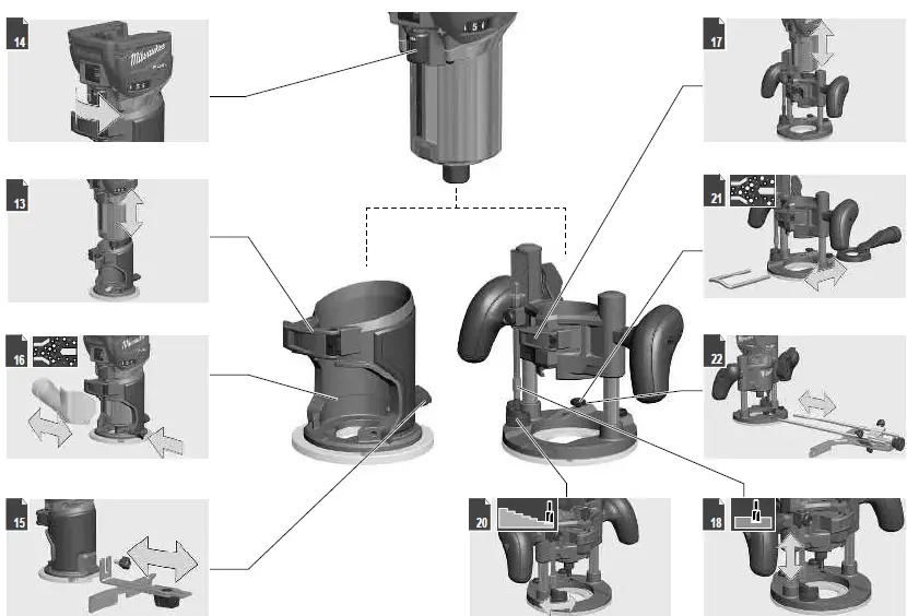 milwaukee-M18-FTR Router-2