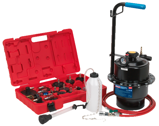 SEALEY-VS0204C-Pneumatic-Brake-&-Clutch-Pressure-Bleeder-Kit-fig-1