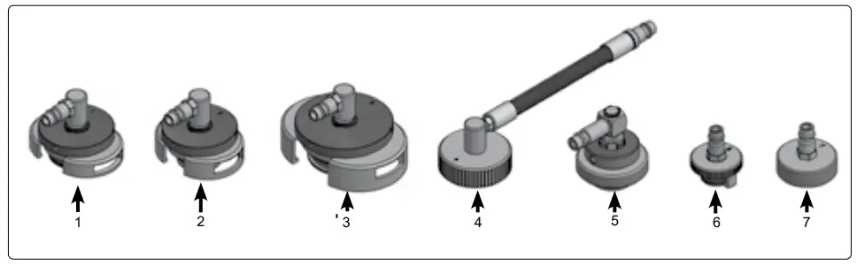 SEALEY-VS0204C-Pneumatic-Brake-&-Clutch-Pressure-Bleeder-Kit-fig-2