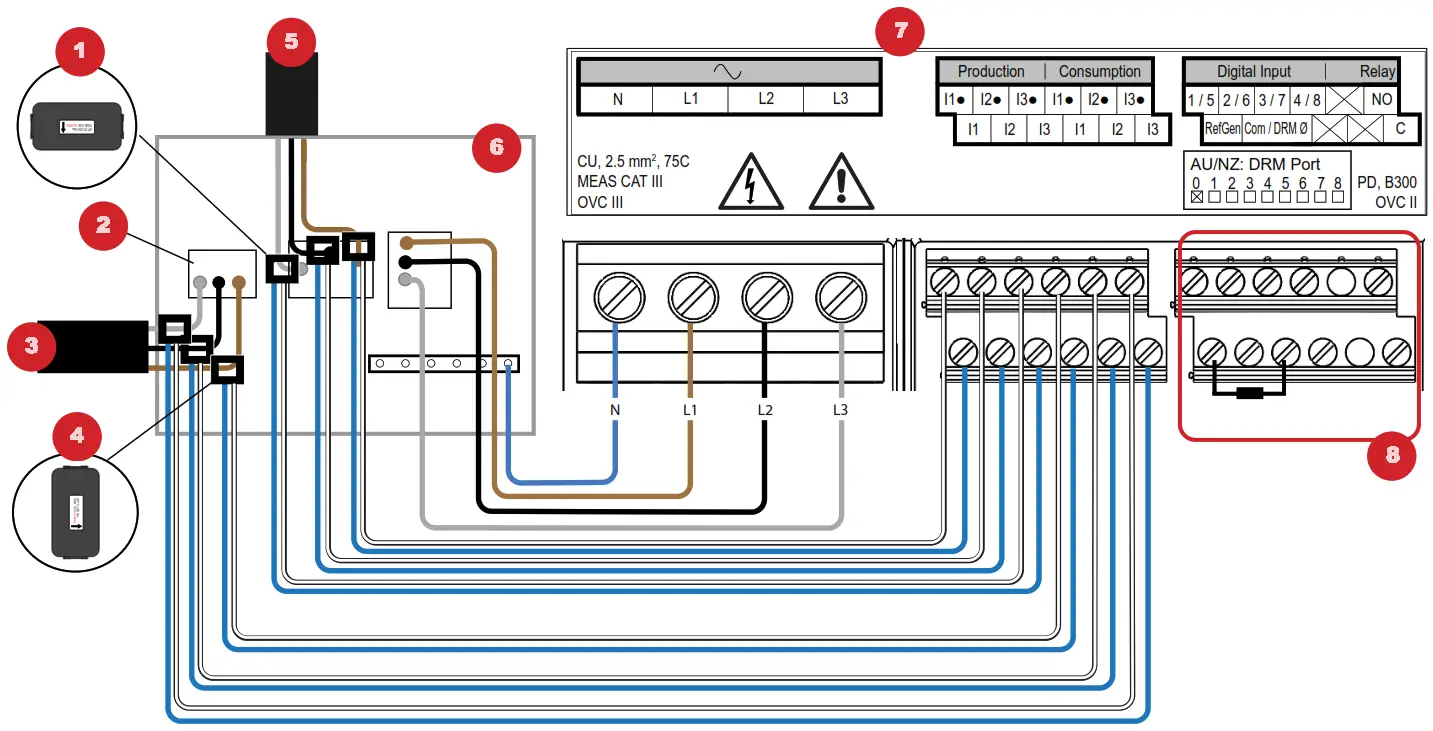 Enphase CT 100 SPLIT Row - INSTALLATION