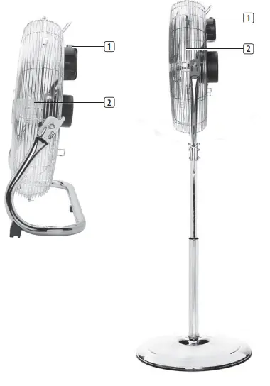 TRISTAR VE-5936 Metal Box Fan-5936 Metal Box Fan - 1