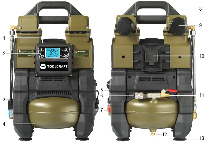 TOOLCRAFT -2619529-5L-Air-Compressor -01