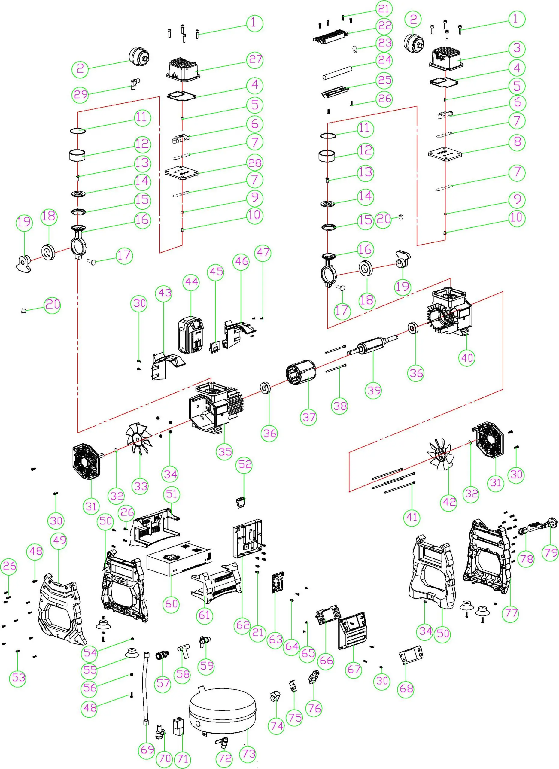 TOOLCRAFT -2619529-5L-Air-Compressor -06