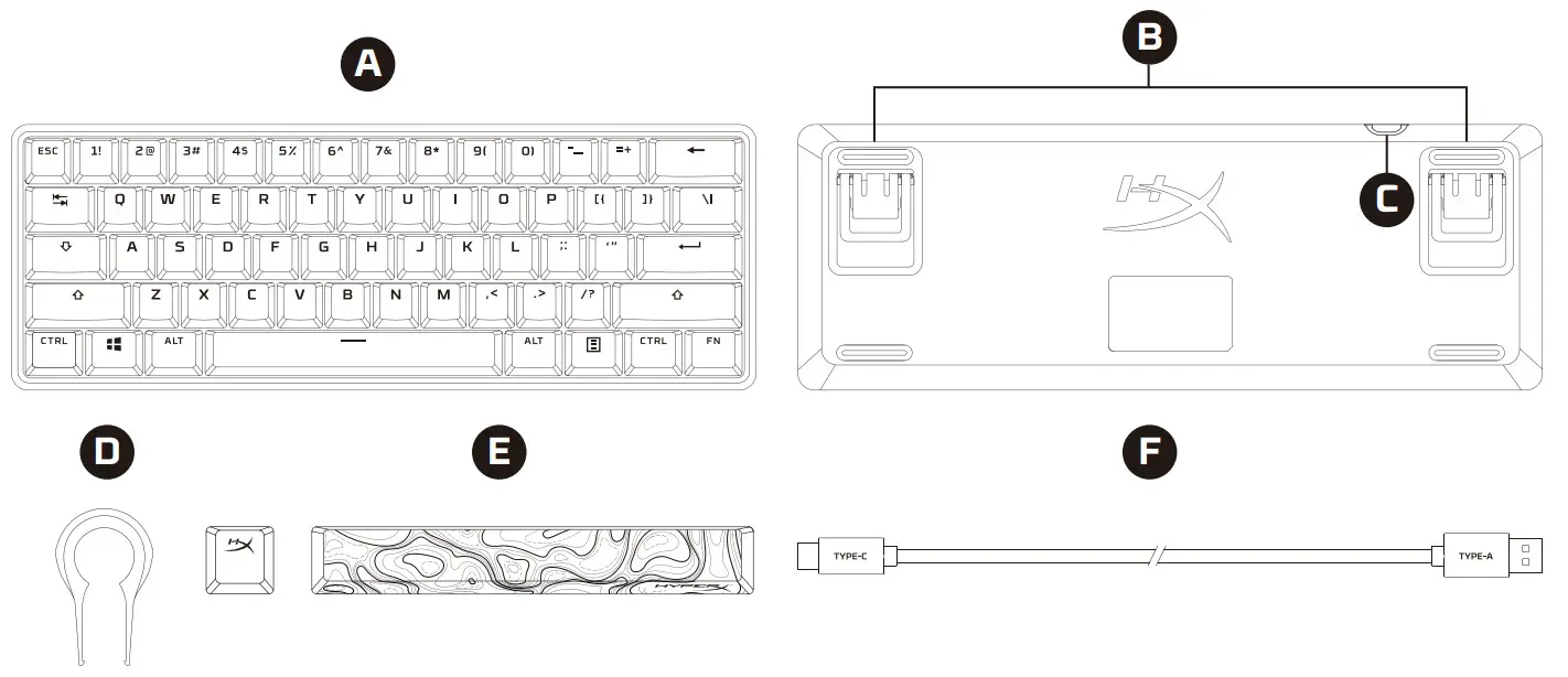 HyperX Alloy Origins 60 Mechanical Gaming Keyboard -overview