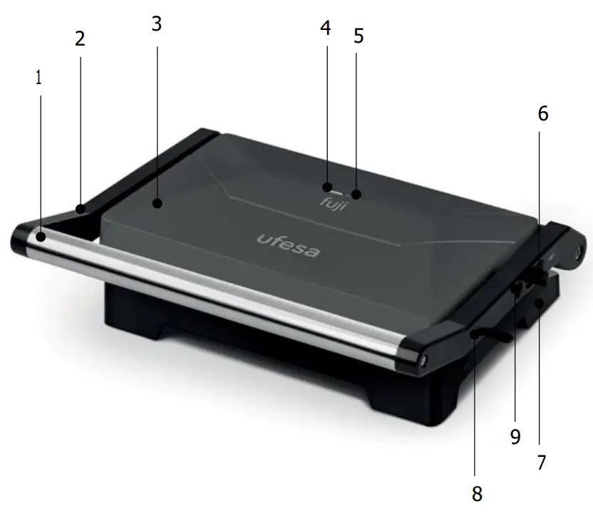 ufesa PR1000 FUJI Contact Grill - fig 1