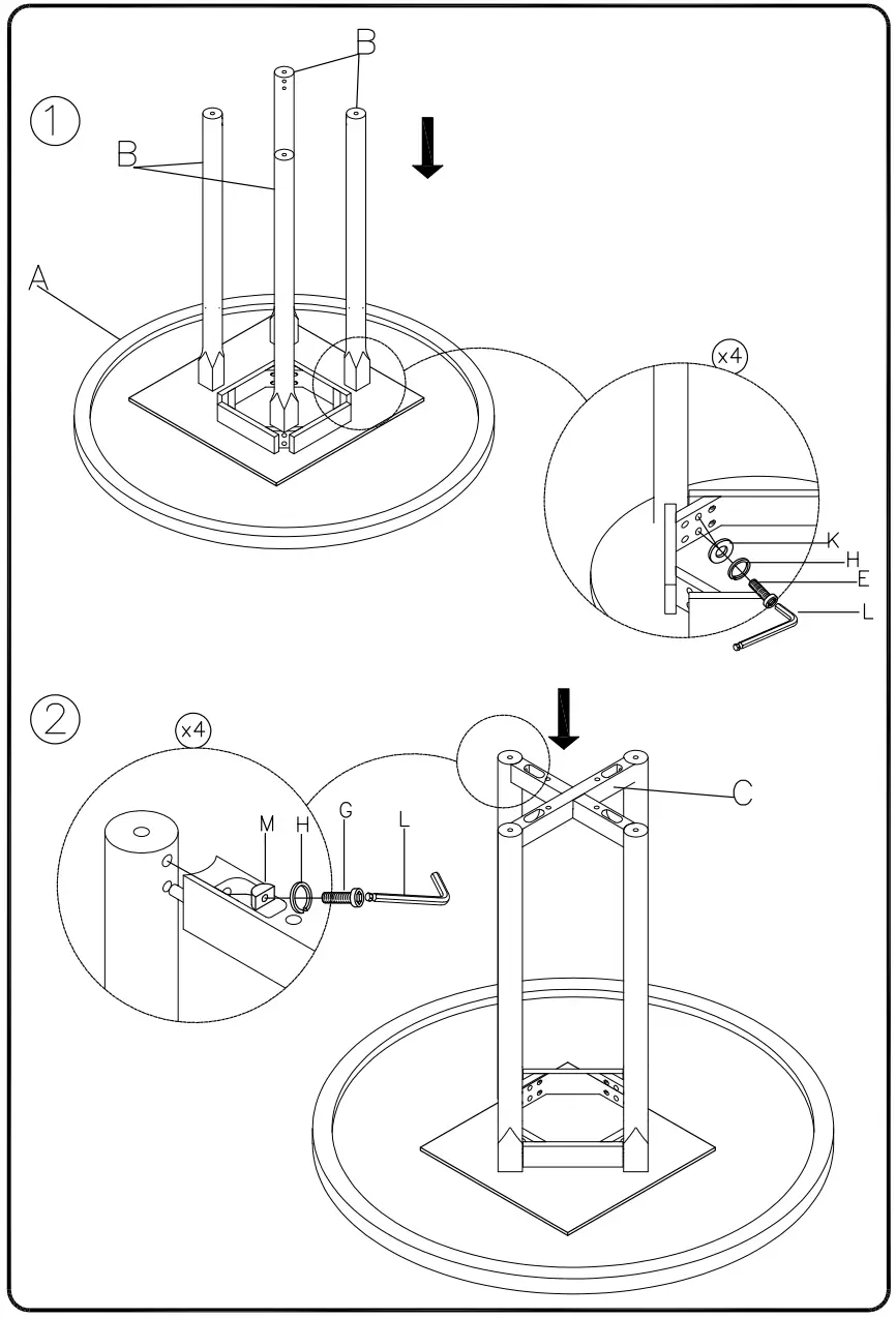 ASHLEY D37214 Centiar Dining Table - Figure 2