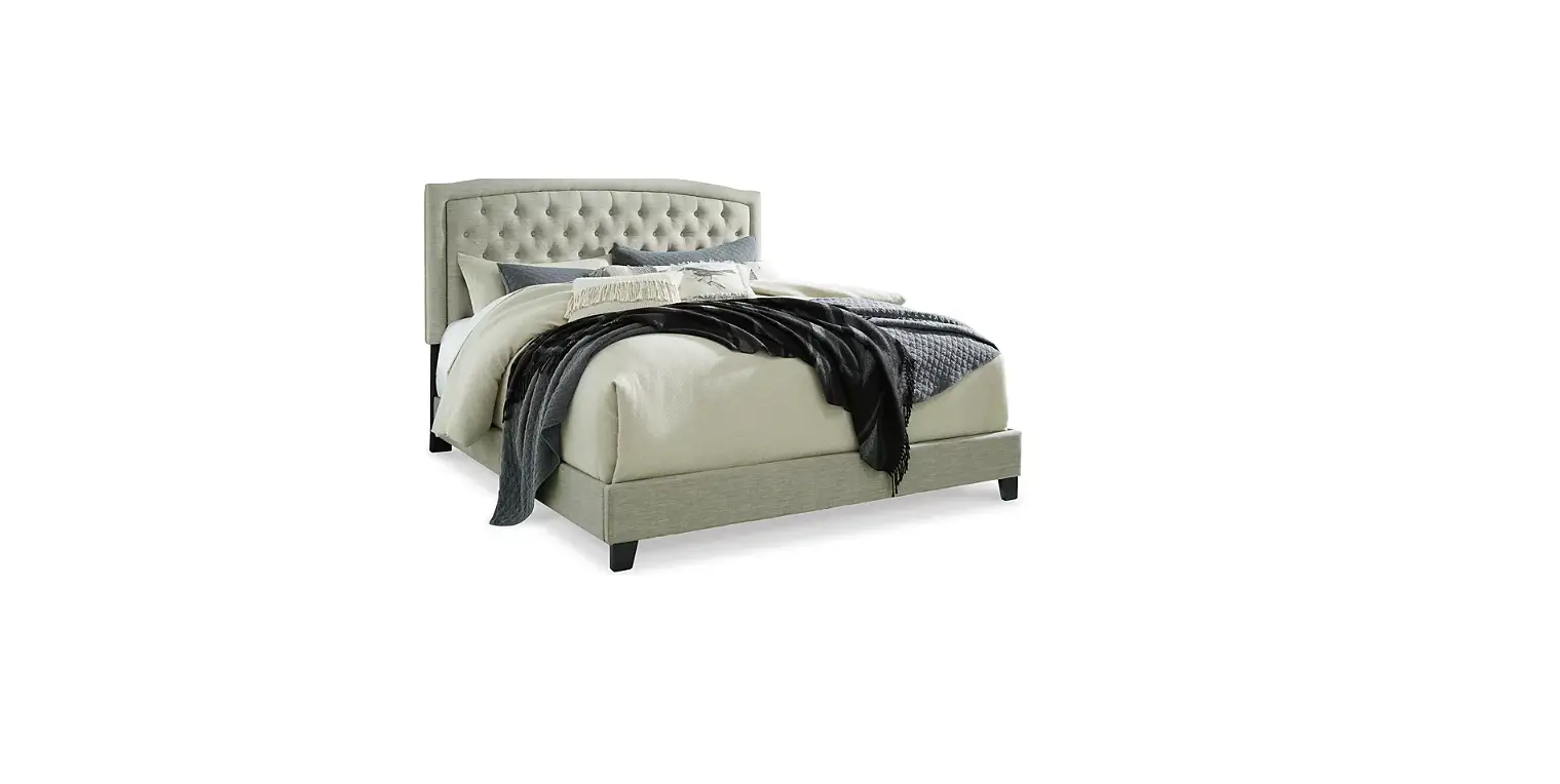 Ashley B090-781 Jerary Queen Upholstered Bed With Tufted Headboard User Manual