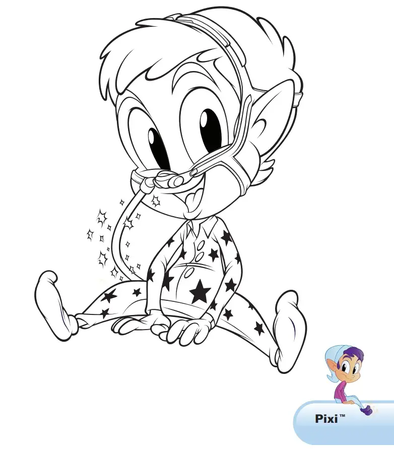 Pixi Pediatric Mask Coloring Book