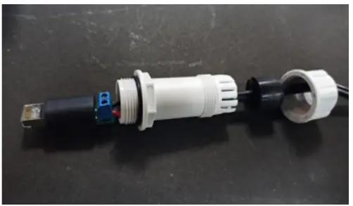 Cambium Networks V5000 Pole Mount Bracket Distribution Unit - cable gland