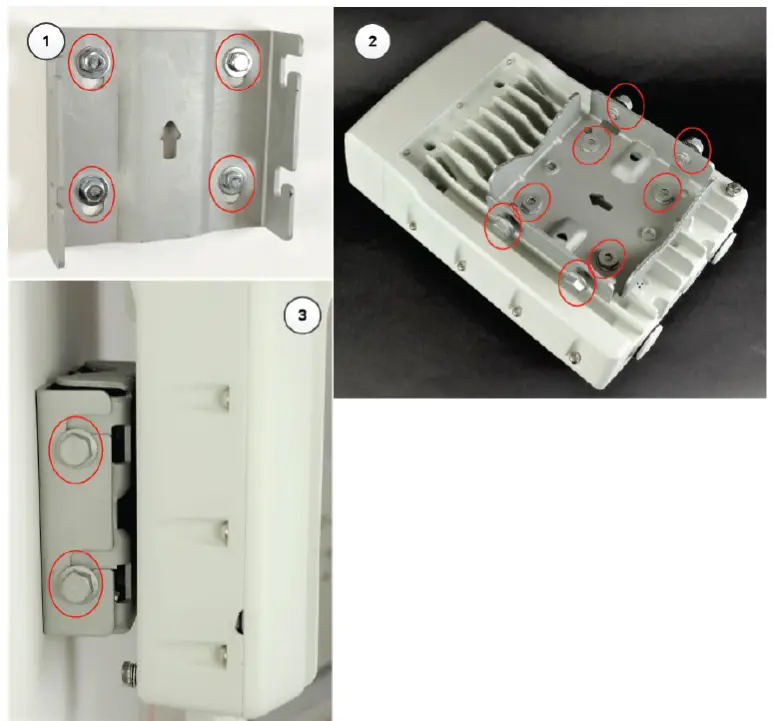 Cambium Networks V5000 Pole Mount Bracket Distribution Unit - mount bracket1