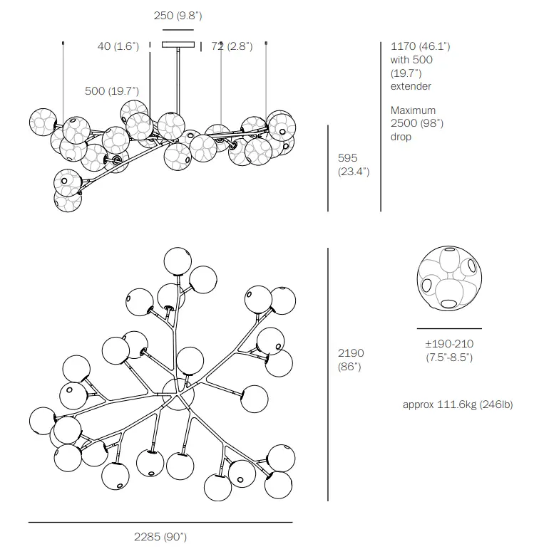 BOCCI 38.26Va.1 Ceiling Lamp - Figure 1