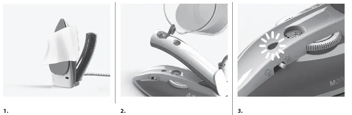 Electrolux EDBT800 Red-White Travel Iron 2