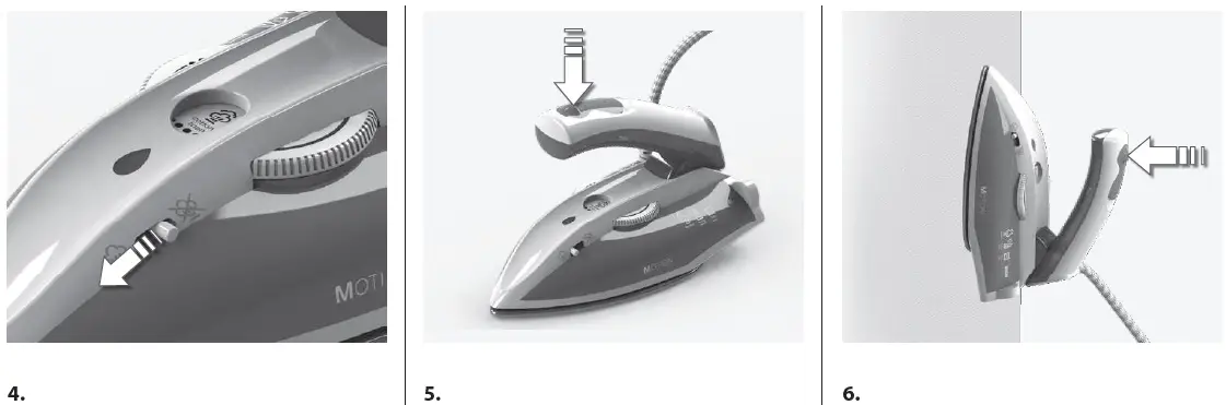 Electrolux EDBT800 Red-White Travel Iron 3