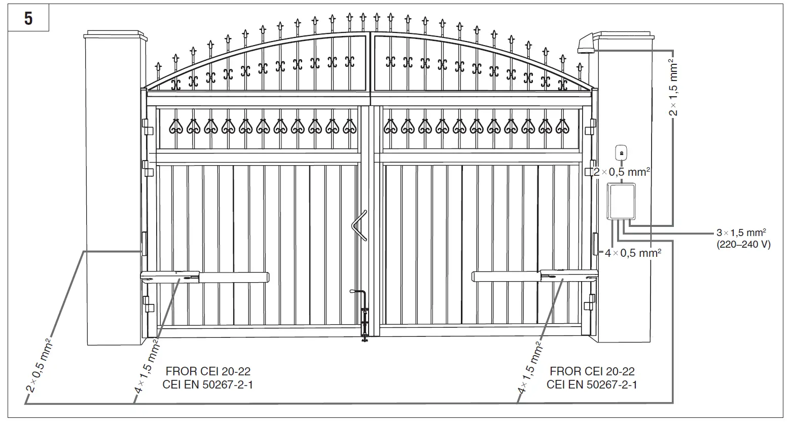 DOORHAN SWING-3000PRO Drive Kit 3