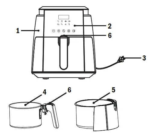delimano Air Fryer Deluxe Noir MF-CN35B -pic1