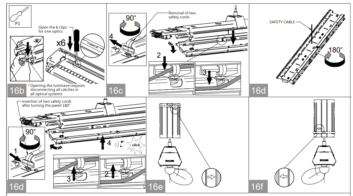 PHILIPS LL234X CoreLine Trunking Gen2 Ceiling Ligh - steps 3