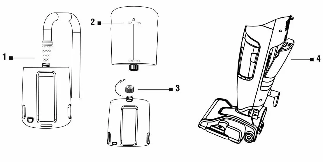 Tesla GT400 PowerStar Upright Vacuum Cleaner - ASSEMBLY OF THE APPLIANCE 2