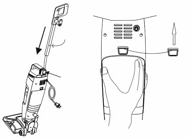 Tesla GT400 PowerStar Upright Vacuum Cleaner - ASSEMBLY OF THE APPLIANCE