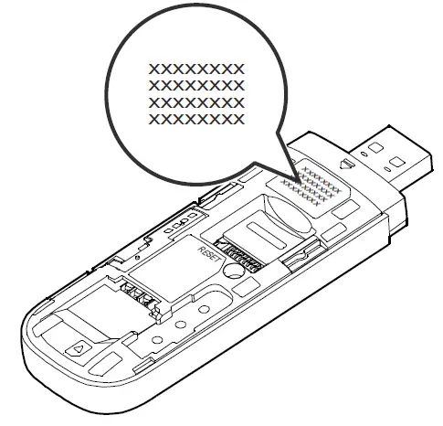 HUAWEI E8372 Wingle LTE Universal 4G USB Modem WiFi figure