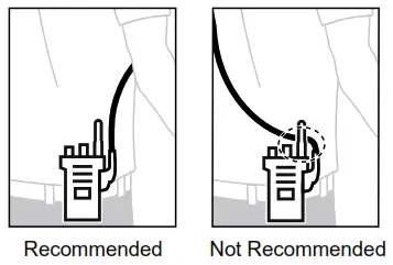 MOTOROLA SOLUTIONS PMLN8086 Over-the-Head Headset - CABLE MANAGEMENT