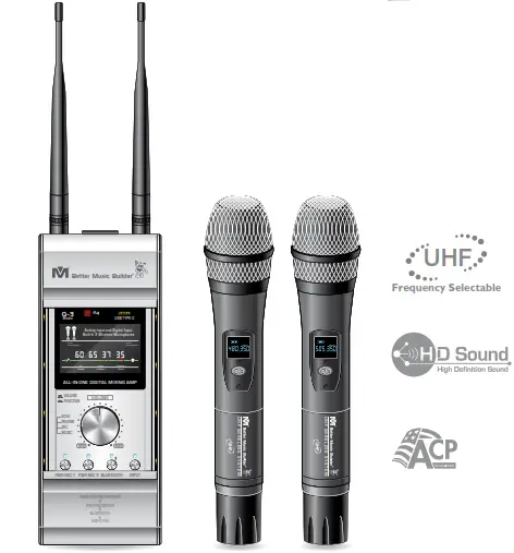 Better Music Builder Q Series Q-3 All-In-One Digital Mixing AMP