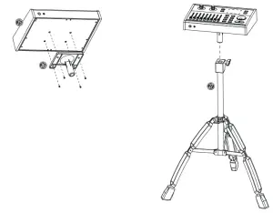 thomann Millenium MPS1000 E Drum Set - Drum module