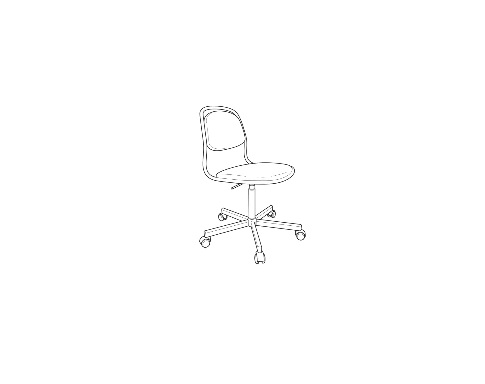 Ikea Orfjall Swivel Chair Installation Guide