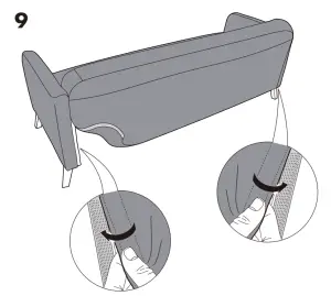 IKEA LINANÄS Sofa - fig20