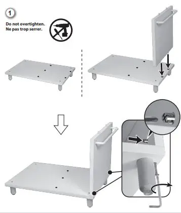 American Girl Dots and Blooms Changing Table with Storage fig 1