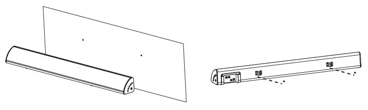 MAJORITY SNOWDON - Bluetooth Audio Soundbar SNO-BAR-BLK-2-ixing the Soundbar