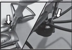 Aircraft stand and protective ring installation steps