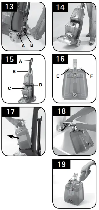 Hoover Power Scrub Carpet Washer Owner's - HoW to use