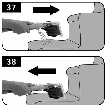 Hoover Power Scrub Carpet Washer Owner's - after using tool 2