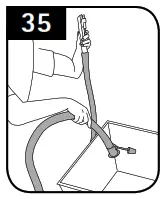 Hoover Power Scrub Carpet Washer Owner's - after using tool