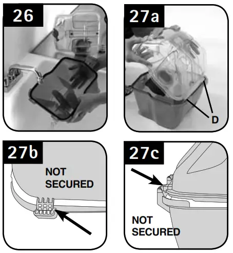 Hoover Power Scrub Carpet Washer Owner's - dirty Water tank2