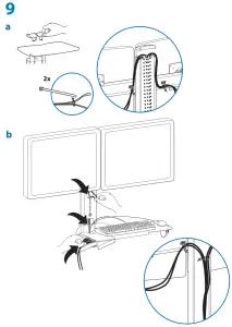 ergotron Neo Flex Dual WideView Workspace - FIG 31