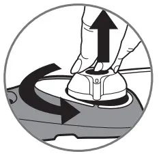 Tfal P26106 Pressure Cooker - remove the operating valve