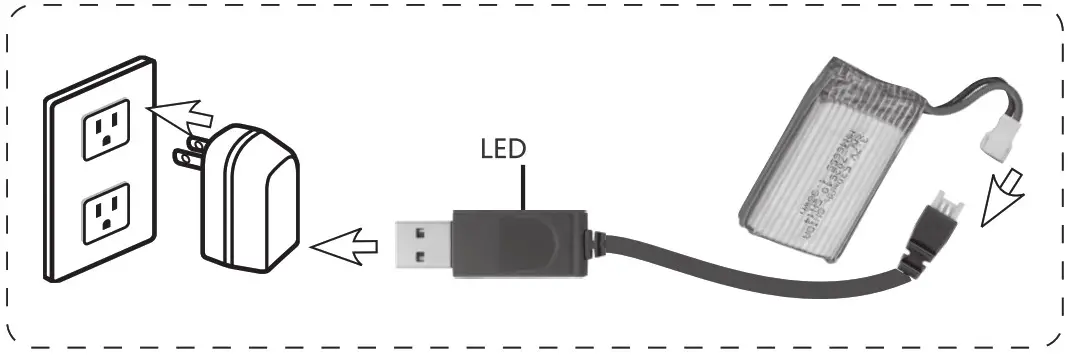 SainSmart Jr 468890735 Mamba Mini Drone for Kids - Li-- Polymer