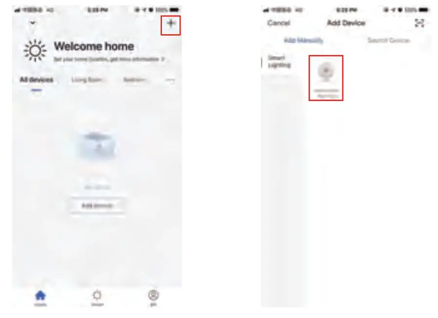 Shenzhen Juku Intelligent Technology SNL-003-S Motion Sensor Night Light - Select Night Light in the Device List and add by following the prompts