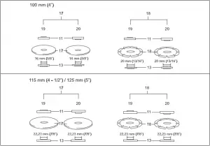 center grinding wheel