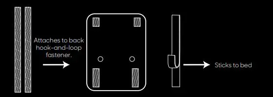 SHARPER IMAGE Wireless Charge Bed Caddy fig1